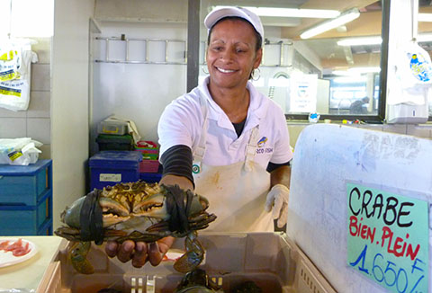 Seafood market Noumea