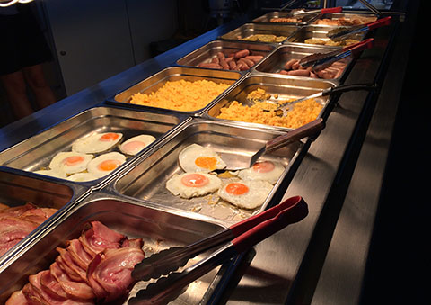 Hauraki Blue breakfast