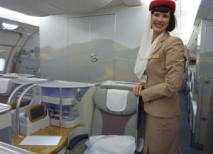 Emirates seat Emirates A380 business class seat