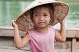 Portrait girl of Asia