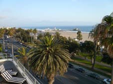 Me an Santa Monica on TV