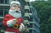 Santa thumb