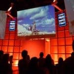 Just before we enter the Shuttle Launch Experience ride