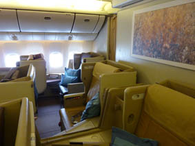 a380-business-class Singapore Airlines swanky A380 Business Class