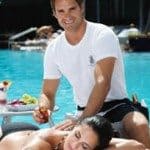 Check out the tanning butler on South Beach