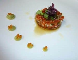 Mmmm - trout tartare