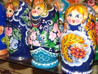 Matryoshka dolls or Russian dolls.