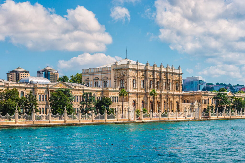 Dolmabah&ccedil;e Palace on the waterfront