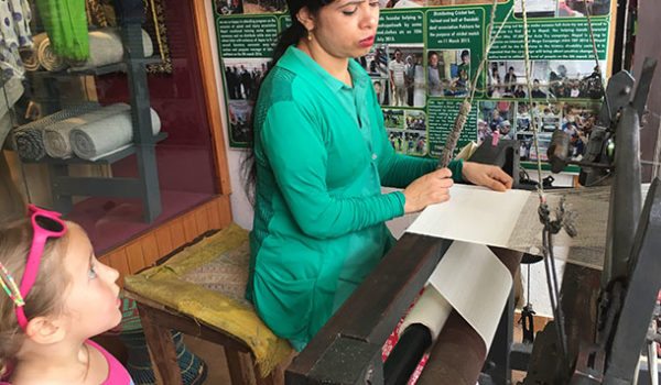 Looming cashmere in Nepal