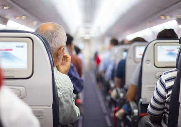 Airplane aisle