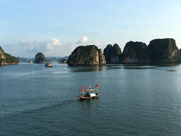 View over Ha Long Bay