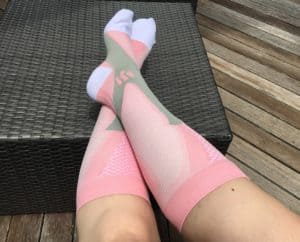 Compression socks for flying