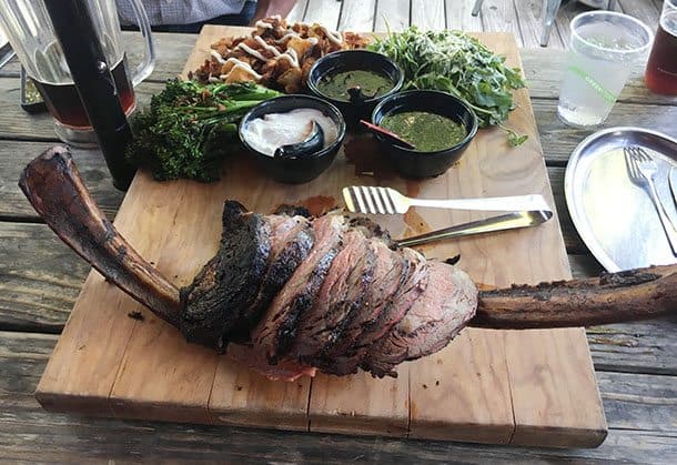 Huge Texas steak