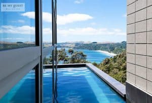 Luxury infinity pool Waiheke Island