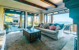 Rustic farmhouse lounge Waiheke