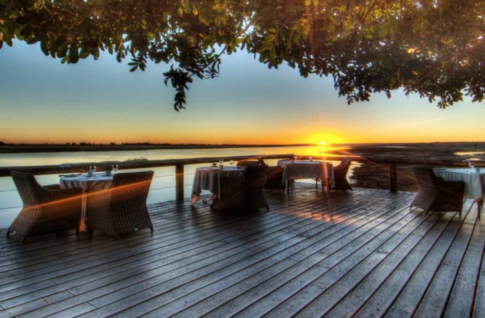 Chobe Game Lodge river view from balcony