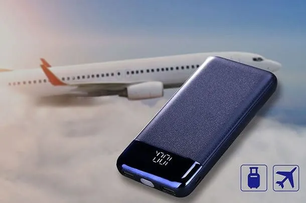 Power bank in cabin luggage