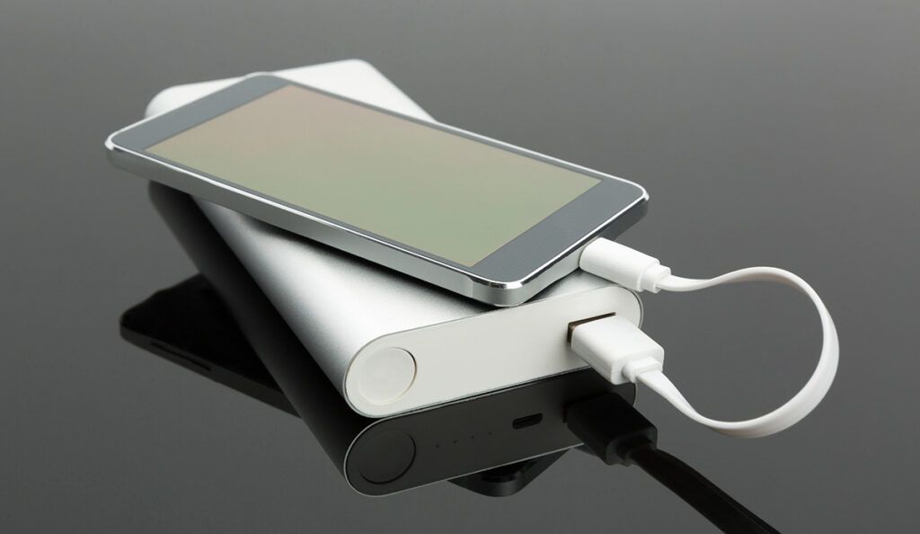 Phone and power bank