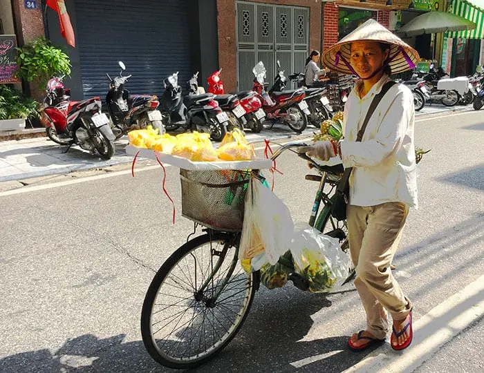 Sun hat in Vietnam