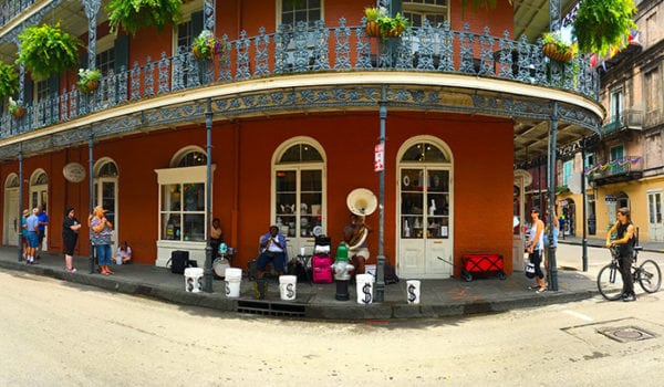 New Orleans street musicians