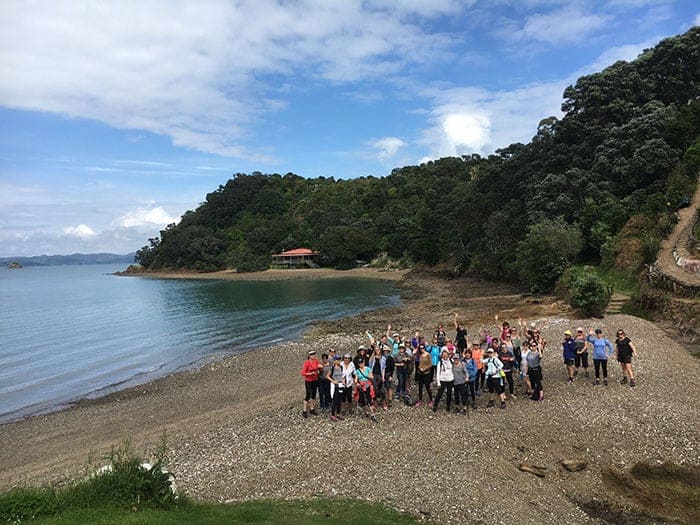 Waiheke walking festival walkers