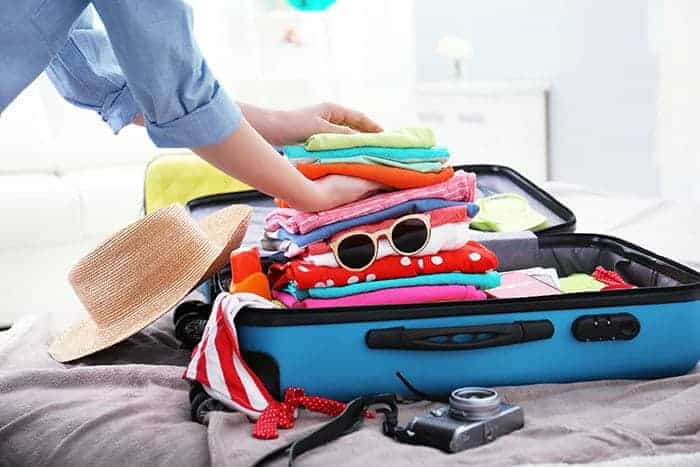 Tips for packing a suitcase