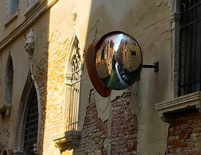 venice gondola mirror