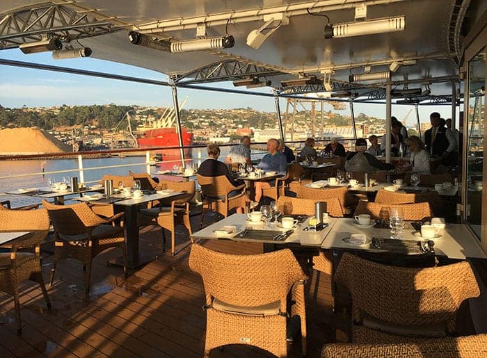 Breakfast on board Silver Muse