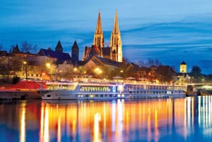 Cruising through Regensberg, Germany