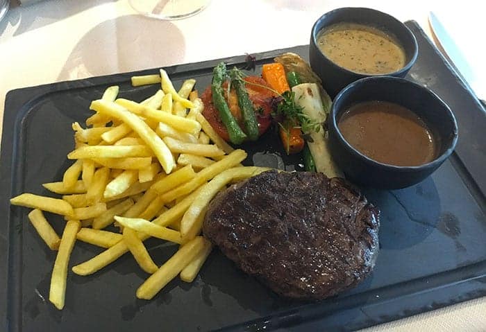 Steak at Altantide on Silver Muse