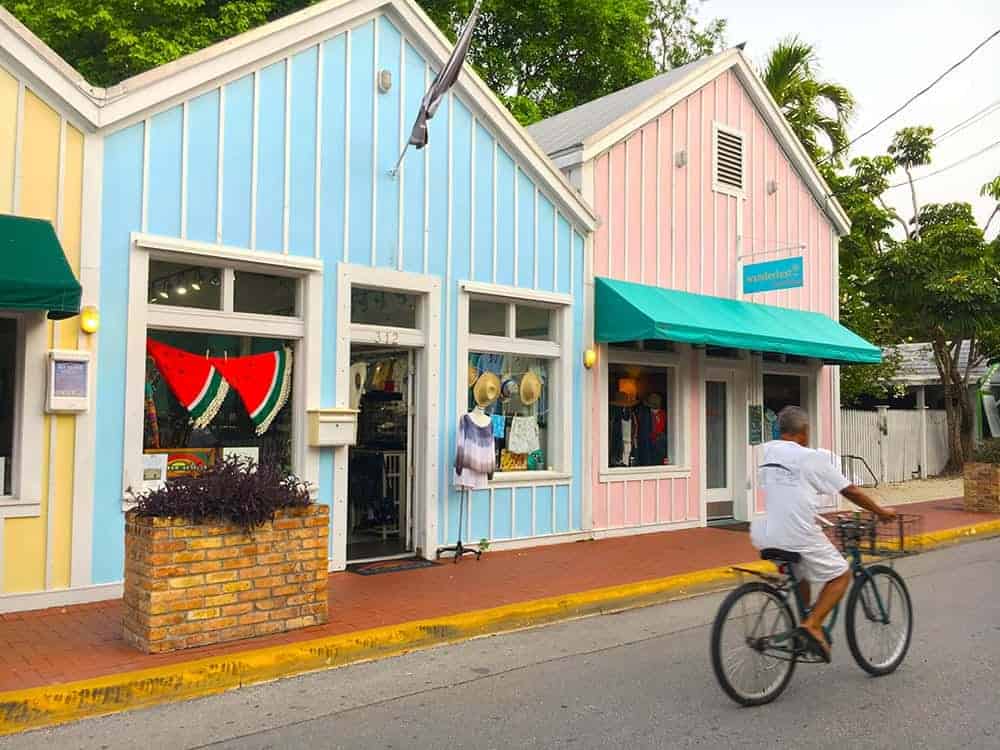 Boutique shopping in Key West