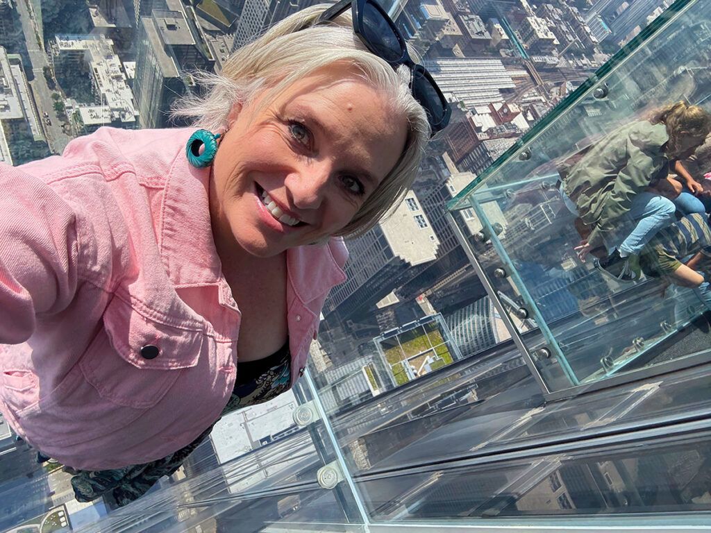 Megan at The Edge, Willis Tower