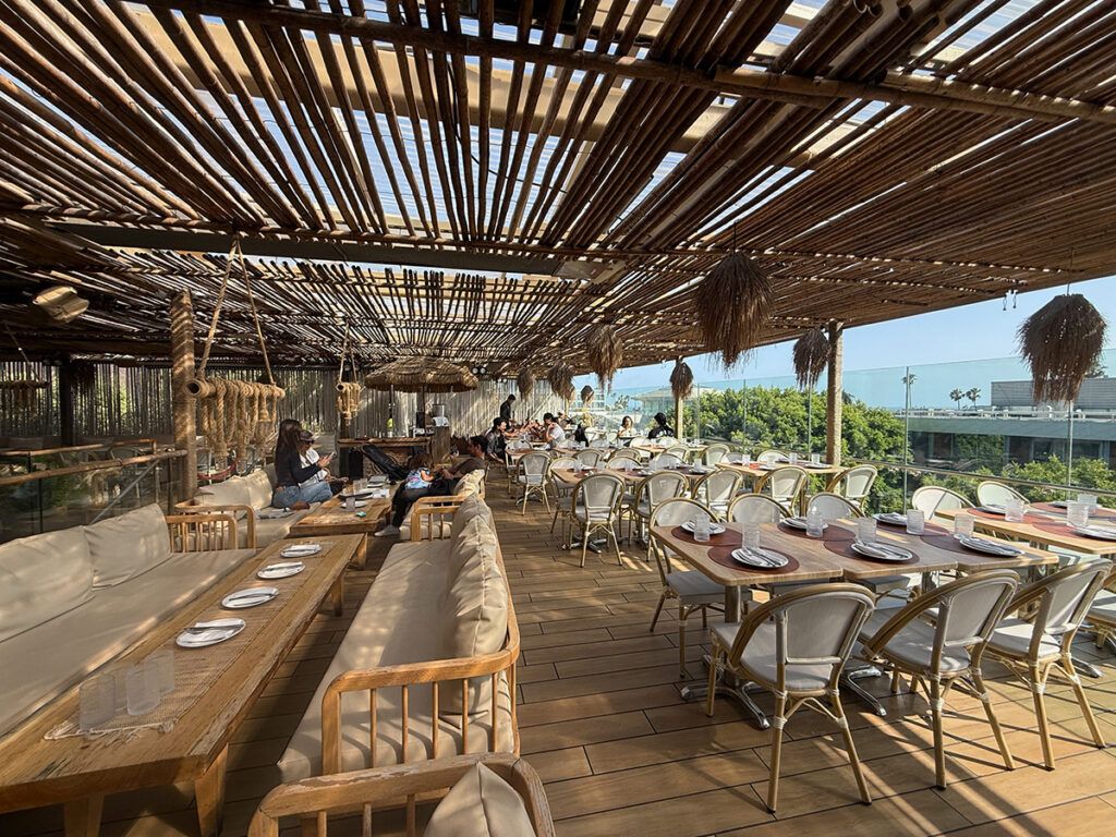 LouLou interior for a rooftop lounge vibe