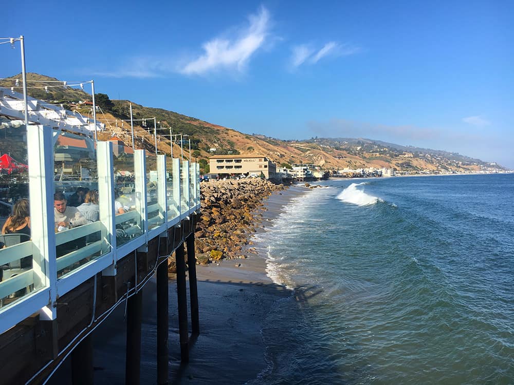 Malibu Farm restaurant on Malibu Pier