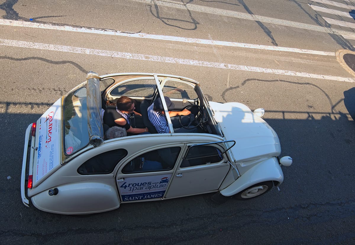 Explore Paris in a little vintage Citroen