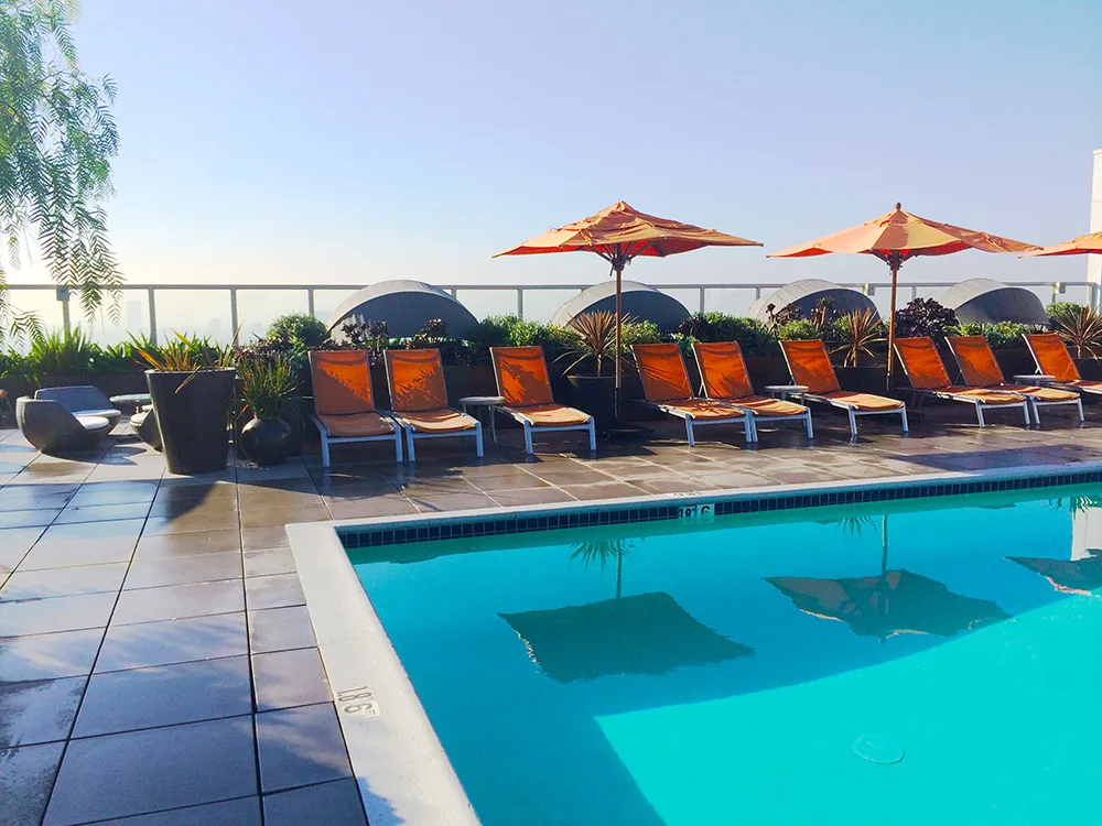 Andaz rooftop pool