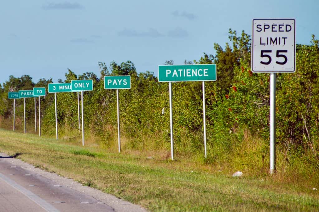 Florida keys road signs