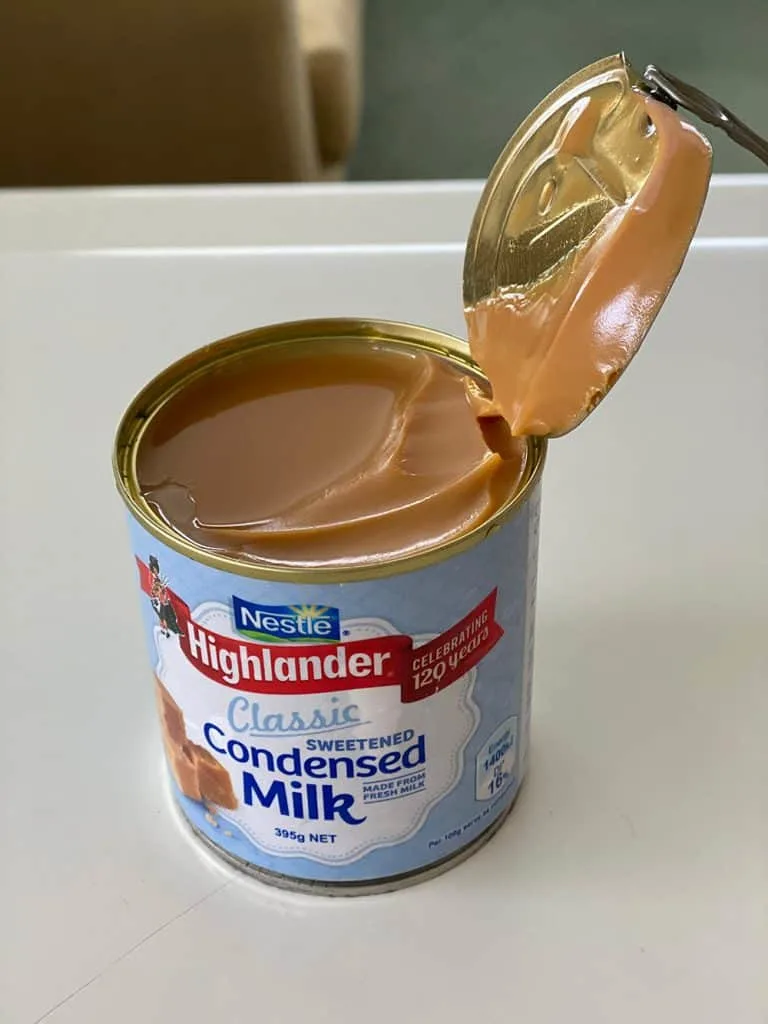 5 year old condensed milk!