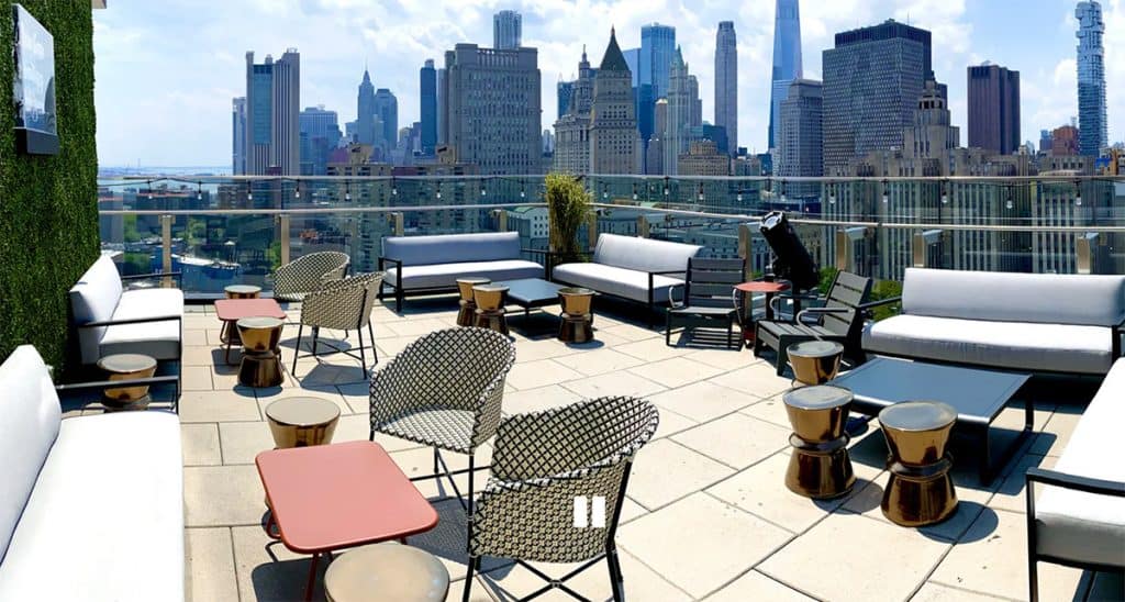 The Crown rooftop bar NYC