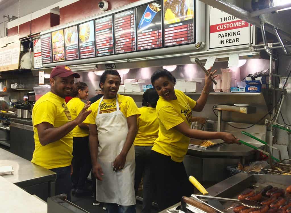 Staff at Ben's Chili Bowl