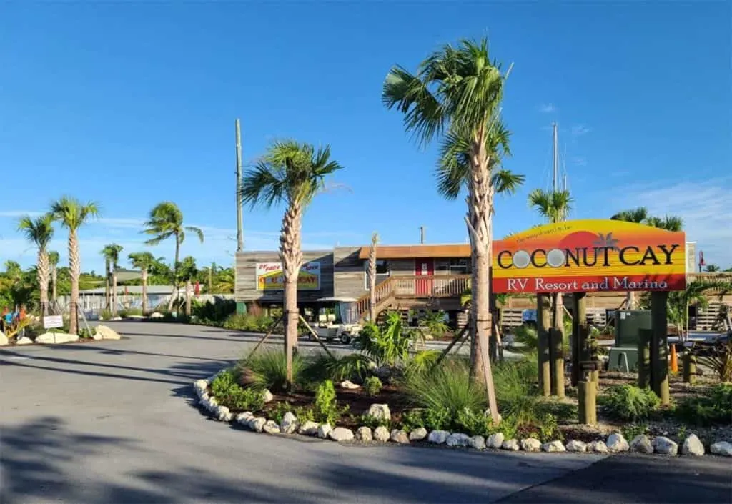 Coconut Cay RV Park entrance