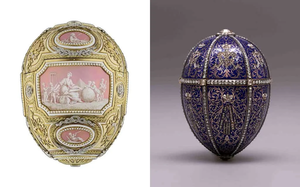 Faberge eggs at Hillwood Museum
