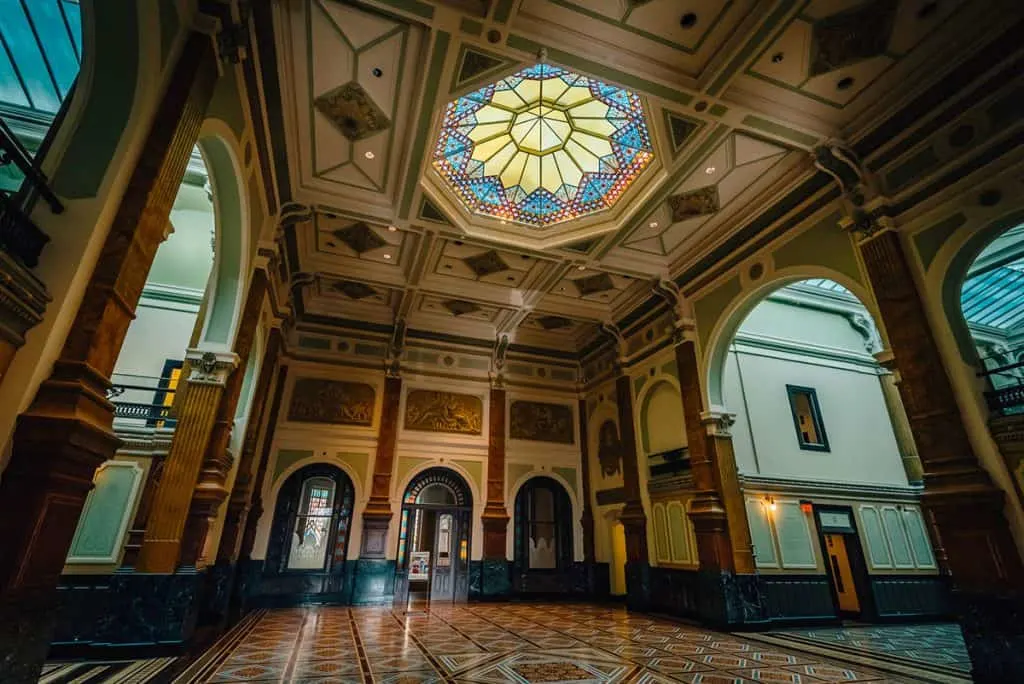 Interior of the National Portrait Gallery, Washington D.C.