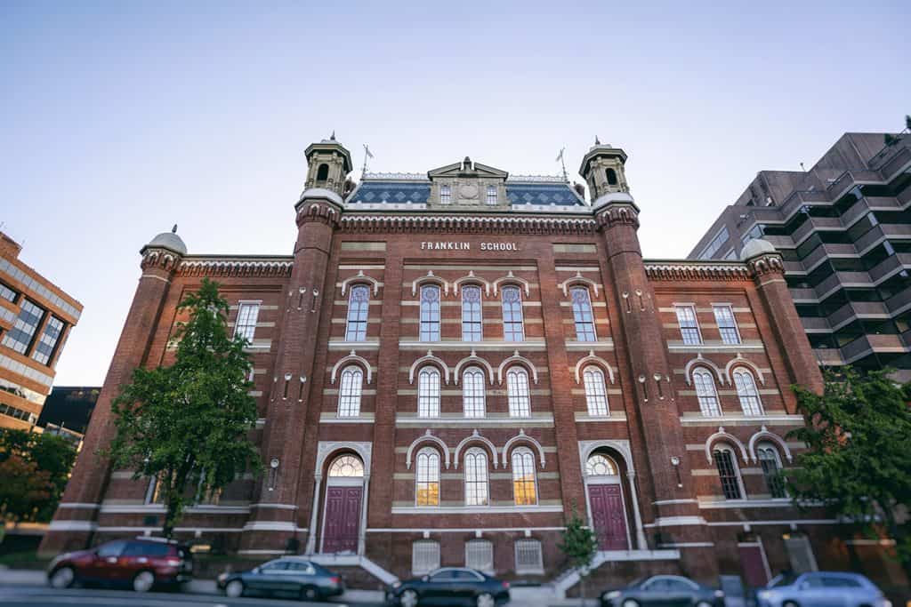 The beautiful Planet Word inside the old Franklin School building