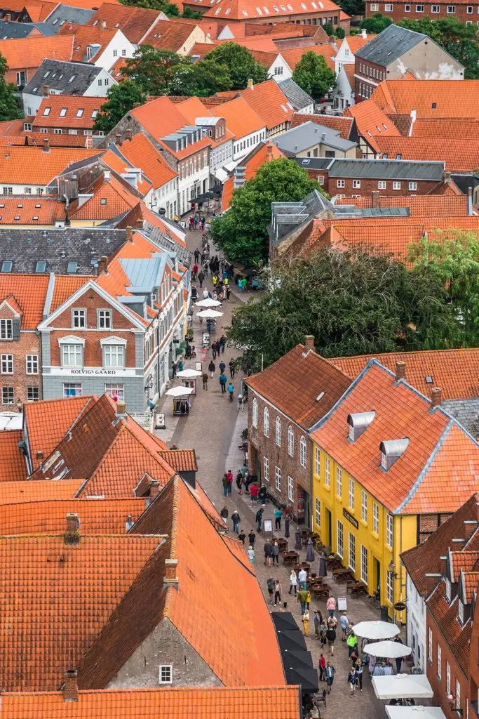 Quaint village of Ribe, Denmark