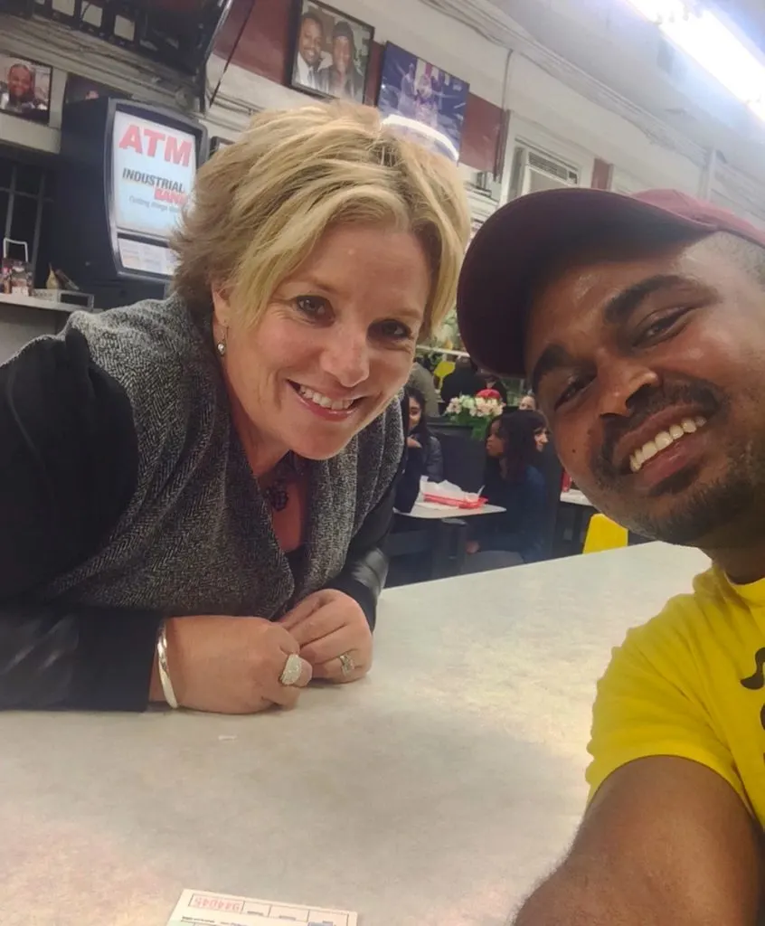 A cheeky selfie at Ben's Chili Bowl