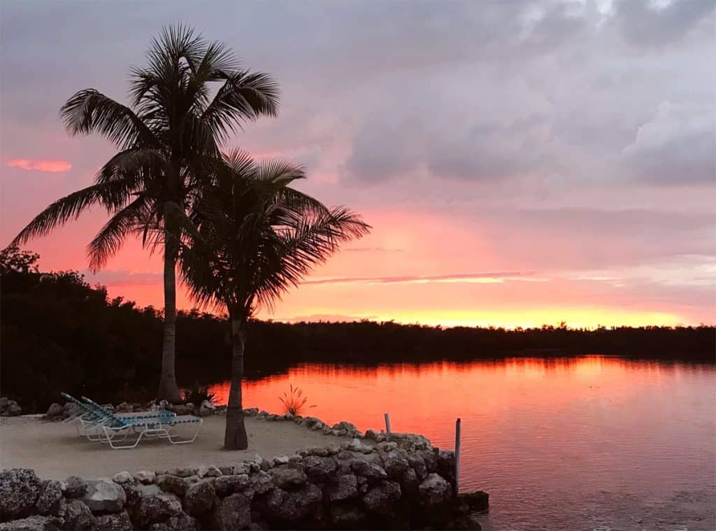 Sunset at Grassy Key RV Park