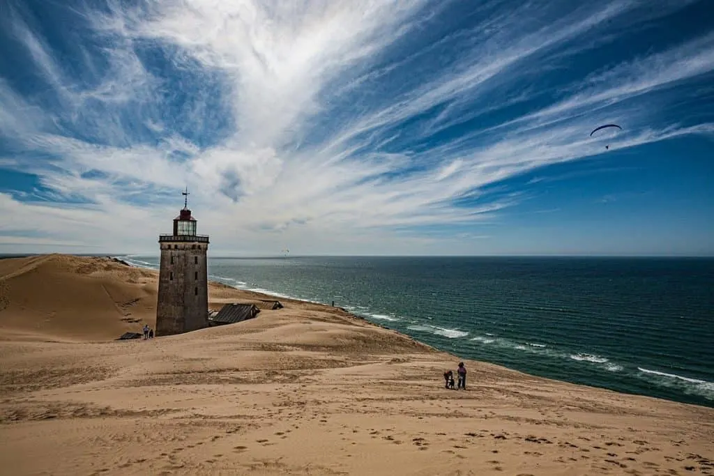 lighthouse in the dunes of Rubjerg Knude