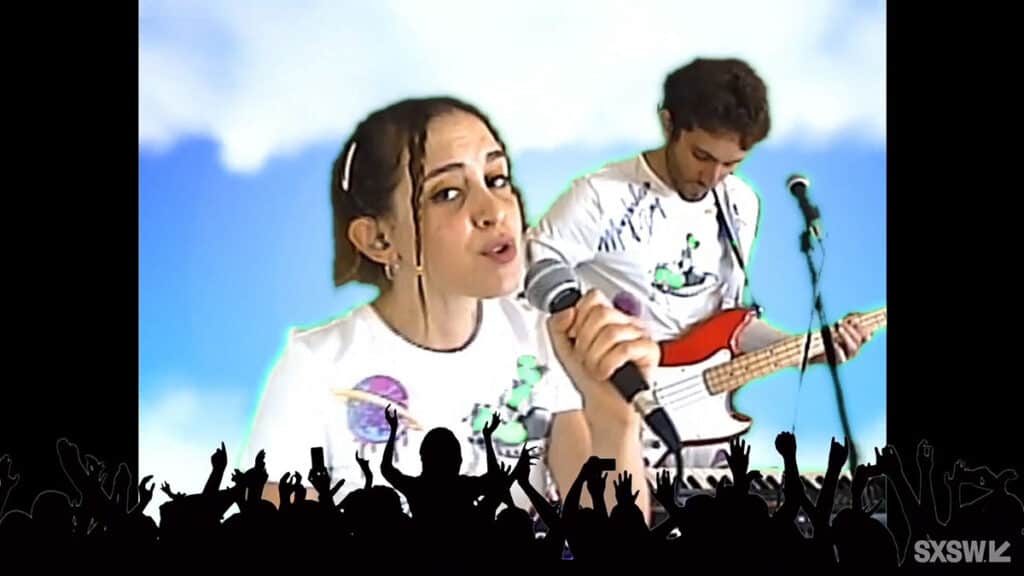Magdalena Bay performs at the SXSW Music Festival
