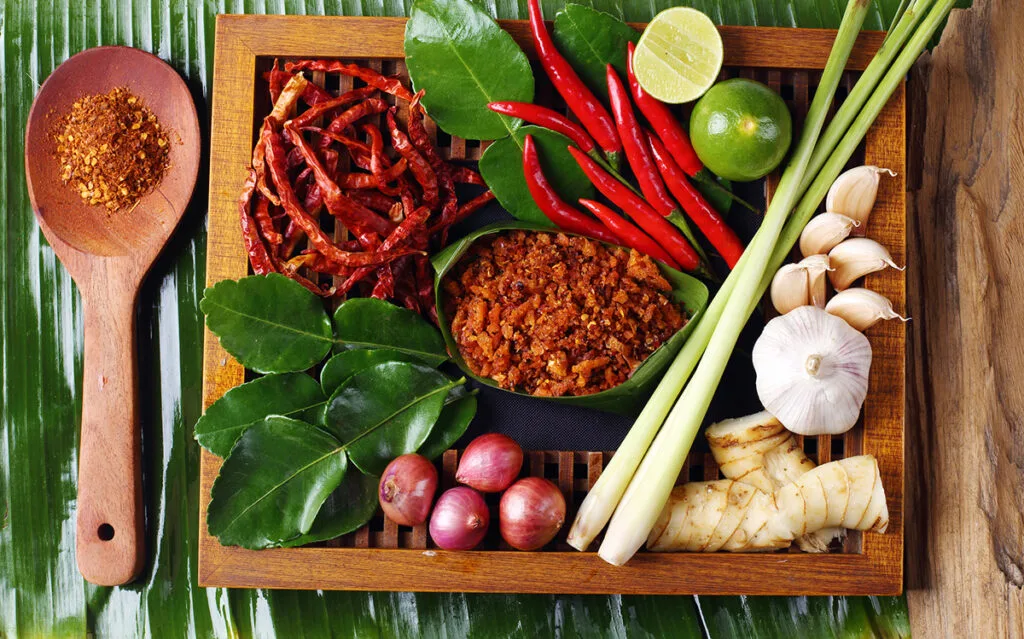 Thai curry paste ingredients